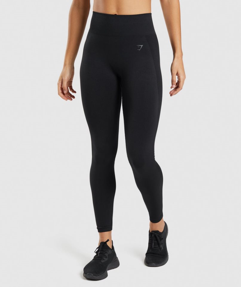 Legginsy Gymshark Flex High Waisted Damskie Czarne | PL 736KGM